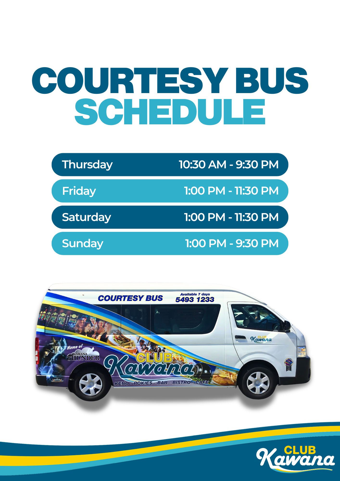 Courtesy Bus – Club Kawana